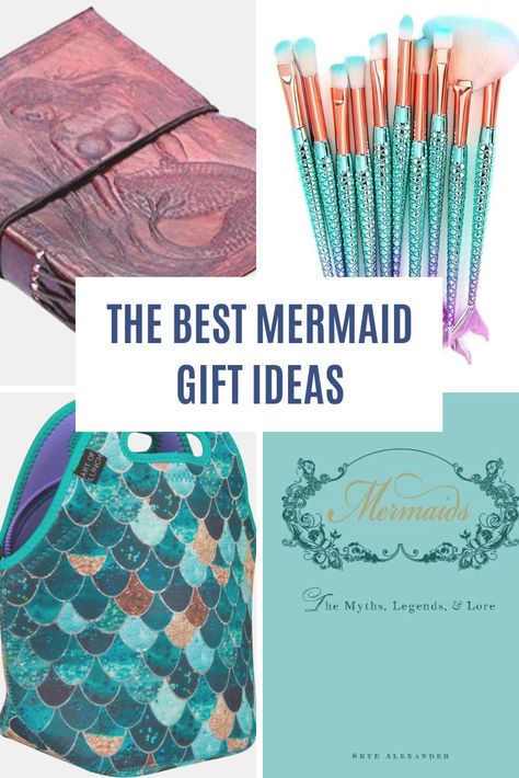 If you have a mermaid lovers on your List, check out these fun & Unique mermaid themed gifts. #Christmas #holidays #kids #Birthdays #Gifts #GiftIdeas #mermaids Diy Mermaid Crafts For Adults, Mermaid Crafts For Adults, Mermaid Gift Basket, Mermaid Gift Ideas, Mermaid Mirror, Mermaid Bedding, Crochet Mermaid Tail, Mermaid Bedroom, Mermaid Stuff