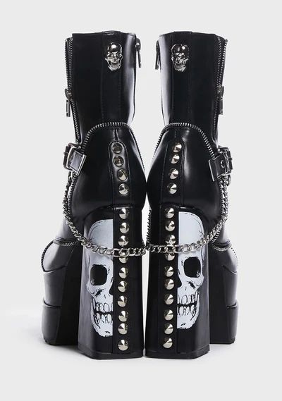 Emo Heels, Botas Dark, Emo Shoes, Alt Shoes, Dolls Kill Shoes, Punk Pants, Goth Shoes, Dark In Love, Gothic Shoes