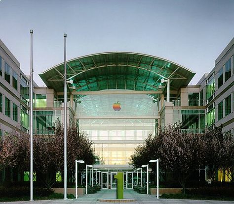 Apple Hq, Apple Campus, Apple Headquarters, Apple Office, Logo And Identity Design, Apple W, Apple Park, Office Photos, Logo Design Love