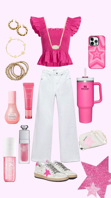 #pink #pinkaesthetic #preppy #preppyaesthetic #outfit #outfitideas Preppy Fit Ideas, Fit Ideas, Outfit Idea, School Outfits, Feel Free, Energy, Pink