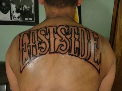 EASTSIDE Eastside Tattoo Ideas, Eastside Tattoo, East Side Tattoo, Westside Tattoo, Rosary Bead Tattoo, Tattoo Prices, Modern Tattoos, Side Tattoos, Tattoo Removal