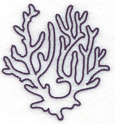 coral template Coral Outline, Ideas Embroidery, Beach Crafts, Applique Patterns, Applique Quilts, Punch Needle, Machine Embroidery Design, Kids Crafts, The Little Mermaid