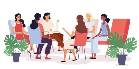 Support Illustration, Self Help Group, Peer Support, Good Employee, Mental Health Services, Group Therapy, Local Girls, Support System, Emotional Support