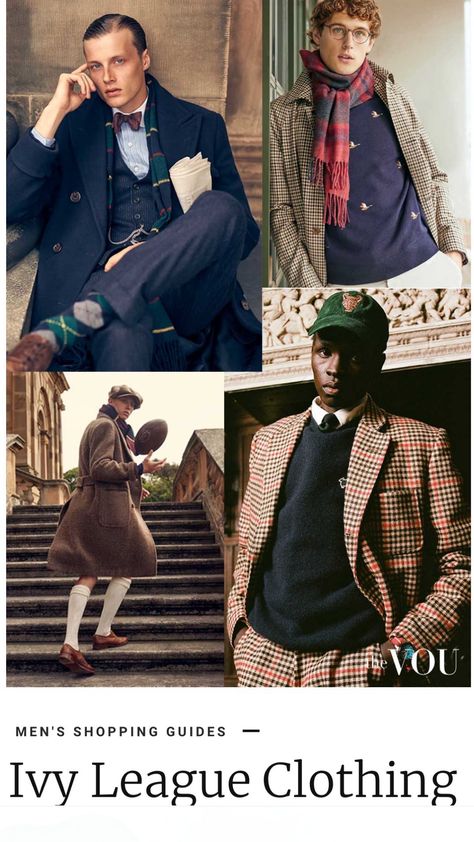 Ivy League clothing ~ by The Vue Ivy Look, Gentleman, Gentleman Style, Ivy League Style, Ivy Style, Brooch Men, Ivy League, Dress Codes, Men Dress