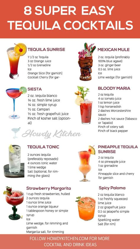 Looking for tequila cocktails that don’t require a bartending degree? Our selection of 15 incredibly easy tequila cocktails offers the perfect solution. These straightforward recipes are perfect for beginners and experienced mixologists alike, making it simple to create tasty drinks at home. Dive in to learn how to impress your guests with minimal effort and maximum flavor. Cocktail For Beginners, Mix Drinks With Tequila Easy, Drinks To Make With Cocktail Shaker, Wedding Cocktails Fall, How To Make Cocktails At Home, Dive Bar Cocktails, Casamigos Drink Recipes, How To Bartend, Casamigos Tequila Drinks Recipe