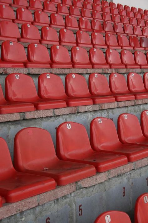 Stadium seats Stadium Seating, Stadium Seats, Pink Eye, Football Stadium, Red Chair, Pink Eyes, Free Stock Photos Image, Free Stock Photos, Photo Image