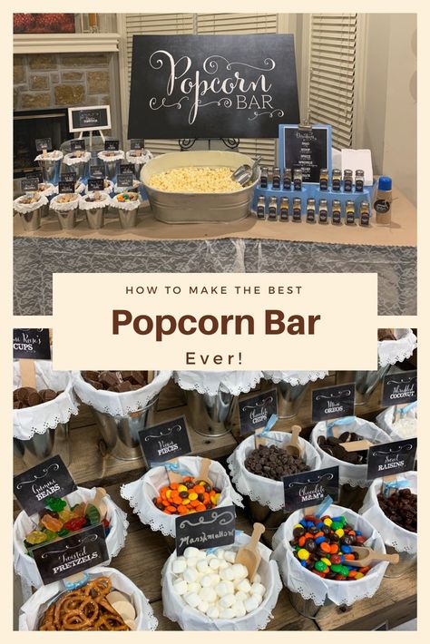 Party Food Bars, Lake House Food, Boat Food Ideas, Food Bar, Lake Food Ideas Summer, Food Ideas Summer, Popcorn Bar, Lake Food Ideas, Summer Corn