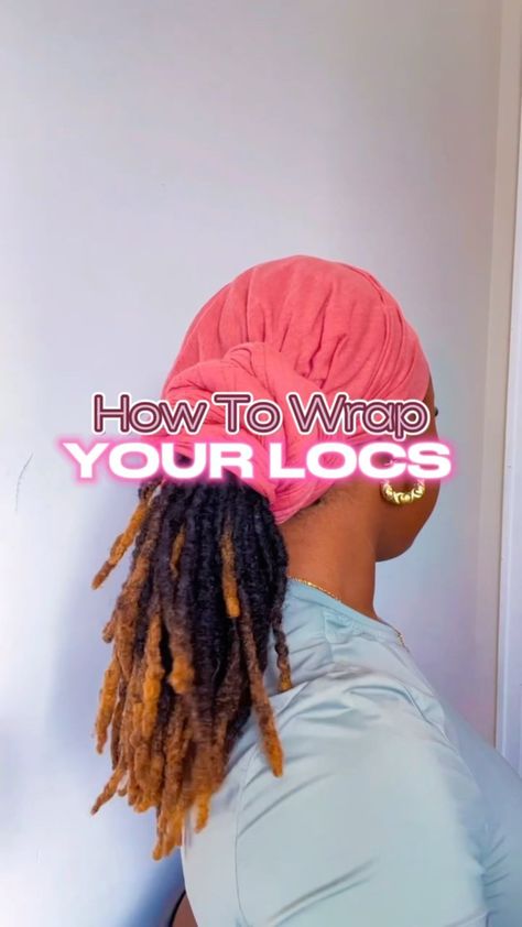 𝑲𝑮✨ | 3 quick wrap styles for your locs when you’re on the go! I wanted to do some styles that doesn’t require you to use a hair tie because I... | Instagram Head Wrap And Locs, Loc Styles With Scarf, Loc Wrap Styles, Head Wrap Styles For Locs, Head Wraps For Locs, Headwrap Styles With Locs, Tie A Head Wrap, Microloc Journey, Church Hair