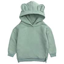 Girls Hoodies Kids, Spring Baby Boy, Solid Hoodie, Winter Outfits Warm, Hooded Jumper, Pullover Mode, Baby Hoodie, Long Winter Coats, Bear Hoodie