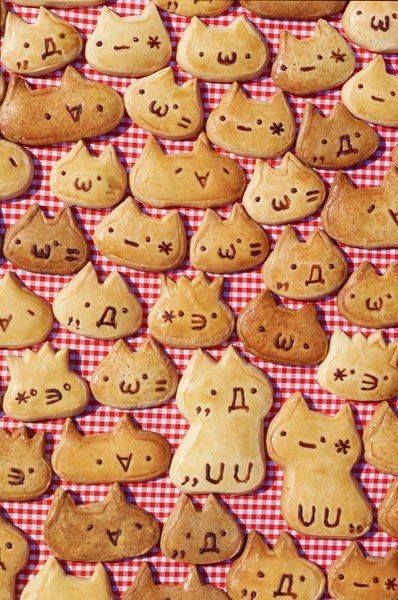 Crunchy Peanut Butter Cookies, Pastel Cupcakes, Cat Cookies, Kawaii Cooking, Cute Baking, Cute Snacks, Kawaii Food, Cute Cookies, Cute Desserts