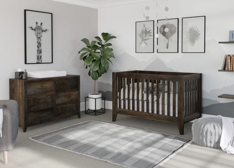 Create a cozy and safe haven for your little one with our nursery furniture collection, handcrafted by skilled Amish artisans in the USA. 🌟👶 Each piece is made with love and precision, ensuring durability, beauty, and a touch of timeless charm. Give your baby the best start in life with furniture that's as special as they are. #TheAmishHouse #NurseryFurniture #HandcraftedWithLove #AmishCraftsmanship #MadeInUSA #BabyRoom #TimelessDesign #QualityCraftsmanship #BabyFurniture #NurseryDecor #Cus... Brown Crib, Rustic Log Furniture, Baby Cribs Convertible, Dark Wood Furniture, Wood Nursery, Youth Furniture, Barnwood Furniture, Quarter Sawn White Oak, Outdoor Bedroom