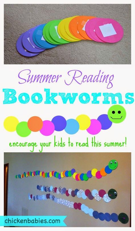 Each time a book is read, the child gets to add a circle to their bookworm! Fun idea to get kids reading this summer. Summer Reading Chart, Reading Incentives, Reading Charts, Summer Schedule, Reading Activity, Summer Fun For Kids, Summer Reading Program, Beach Pink, Summer Learning