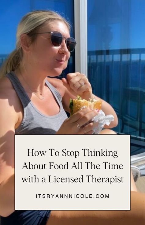 Ever wonder, "Why can't I stop thinking about food?" You're definitely not alone. Check out our new blog post for everything you need on how to get your mind off food. It's a deep dive into why we end up always thinking about food and what we can do about it. This post has got it all - no complicated jargon, just clear insights and helpful tips. If you're tired of food taking up so much of your headspace, this is for you. Let's start this journey together and find some peace of mind. How To Stop Thinking, Stop Obsessing, Free Your Mind, Intuitive Eating, Healthy Lifestyle Tips, Stop Thinking, Mindful Eating, Food Obsession, Find Recipes