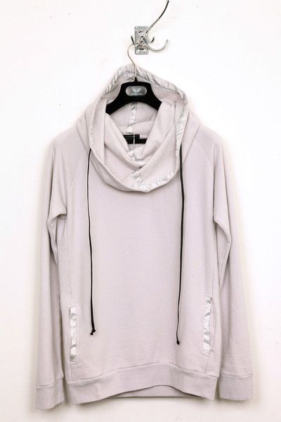 There it is... Too bad its 169 EUROS :-/ !!?!?!?!?! WTF is that all about... Cowl Neck Hoodie Men, Mens Cowl Neck Sweater, Winter Urban Hoodie, Soft-washed, White Moisture-wicking Functional Hoodie, Prometheus Movie, Faded Soft-washed Hooded Hoodie, Dirty White, Funnel Neck Sweatshirt, Cowl Neck Hoodie