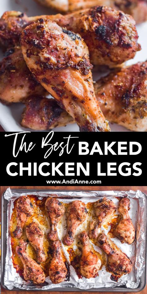 Chicken Leg Recipes Oven, Drumstick Recipes Oven, Chicken Legs In Oven, The Best Baked Chicken, Oven Baked Chicken Legs, Best Baked Chicken, Roasted Chicken Legs, Fried Chicken Legs, Easy Casserole Dishes