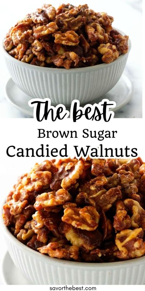 Brown Sugar Candied Walnuts are destined to become your new favorite snack! With just a few simple ingredients and a mere 5 minutes of your time, you’ll have a treat that’s perfect for any occasion. Whether you’re hosting a party or just craving something sweet and crunchy, these candied walnuts will not disappoint. So gather your ingredients and get ready to indulge in the irresistible aroma and taste of homemade Brown Sugar Candied Walnuts.