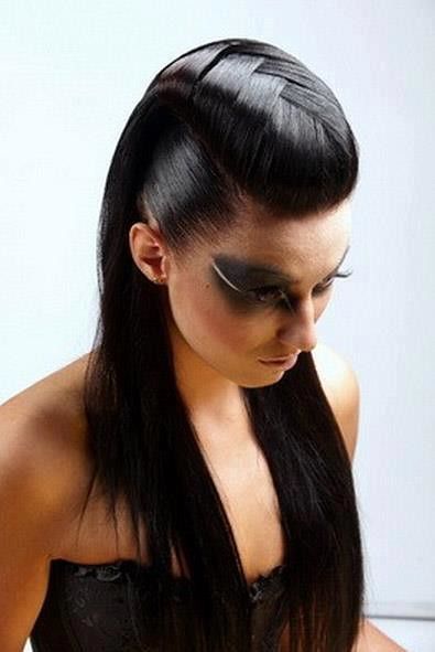 Fantasy Hairstyles, Futuristic Hairstyles, Futuristic Hair, Long Hair Designs, High Fashion Hair, Awesome Makeup, Runway Hair, Art Hair, Creative Hair