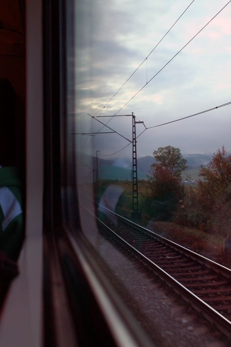 Train Window, Power Lines, Train Photography, Radiohead, Train Travel, The Train, Sky Aesthetic, Instagram Story Ideas, A Train