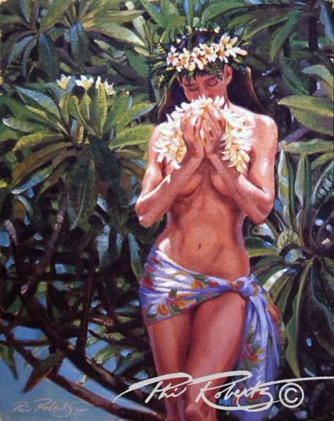 Beach Surfer Life, Island Flowers, Tahiti French Polynesia, Hawaiian Woman, Grass Skirt, Polynesian Art, Hula Dancers, Hawaiian Art, Polynesian Culture