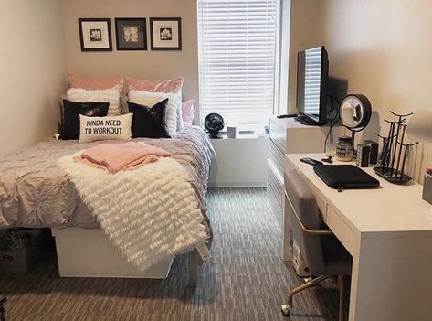 head to stories to see @ilana_deming’s full room tour  dormify.com Interior Design Bedroom Master, Interior Design Bedroom Teenage, Small Bedroom Ideas For Couples, Teenage Room Decor, Stylish Bedroom Design, Interior Design Bedroom Small, Couple Bedroom, Queen Bedding Sets, Stylish Bedroom