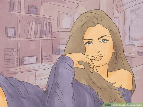 How to Act Like a Siren: 14 Steps (with Pictures) - wikiHow Fun How To Do A Siren Gaze, Siren Body Base, Siren Women Energy, Siren Art Of Seduction, How To Look Like A Goddess, How To Be A Siren Woman, Siren Mindset, How To Become A Siren, How To Become A Mermaid