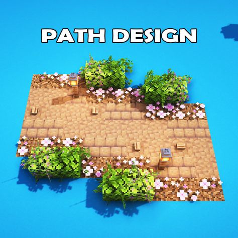 Minecraft Path Design ⚒️ Rate from 1-10? 🎥 Full Tutorial on my YouTube channel! 💾 World Download on Patreon ✅ Follow for OP Minecraft Builds 📢 Share with your Friends 💬 Rate this Build 1-10 🔖Tags 🔖 #minecraft #minecraftbuilds #minecrafters #minecraftpe #minecraftmemes #mınecraftideas #minecraftbuild #minecraftbuilding #minecraftbuilding #minecrafttutorial #minecraftonly #mcpe #minecraftpc #minecraftcreations #minecraftdaily #minecraftdesign #minecraftjava #minecrafts #minecraftyoutuber #gaming Build Ideas In Minecraft, Mc Path Designs, Cute Build Ideas Minecraft, Minecraft 1.20 Block Palette, Minecraft Signpost Design, Path Minecraft Design, Minecraft Codes Seeds, Minecraft Houses Outside, Minecraft Florist Shop