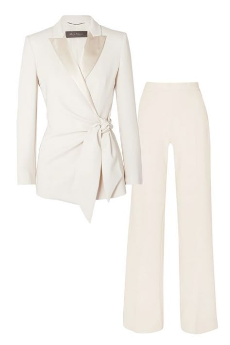 Lesbian Wedding Suit, Grad Outfits, Women Suits Wedding, White Suit, Everyday Fashion Outfits, Woman Suit Fashion, Classy Work Outfits, White Outfit, Stylish Work Outfits