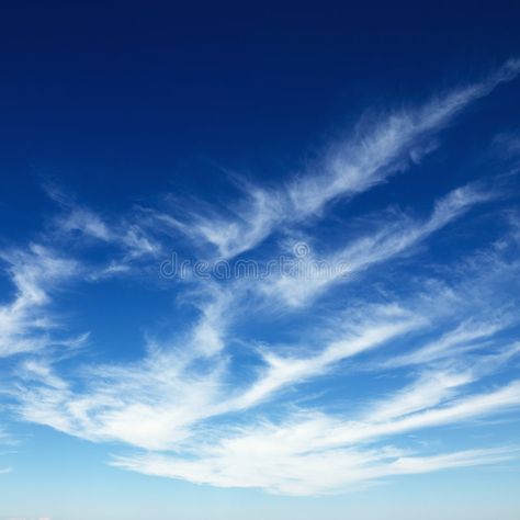 Cirrus clouds in blue sky. Wispy cirrus clouds in blue sky , #AFFILIATE, #blue, #clouds, #Cirrus, #cirrus, #Wispy #ad Nature, Blue Sky Clouds Photography, Heavenly Clouds, Cirrus Cloud, Wispy Clouds, Background References, Summer Skies, Native American Artwork, Free To Use Images