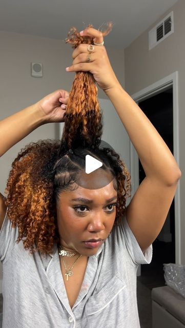 Kira ♒️ on Instagram: "A couple girlies mentioned they wanna see more rubber band styles on natural hair. Here’s a really cute one with some twists in the front like we used to do back in the day lol   *Also, CapCut keeps making my videos glitch really weird, so sorry about that   I used all @mielleorganics products for this style: Mielle Braid Gel Mielle Curl Smoothie Mielle Curl Defining Mousse   I diffused on cool and low heat interchangeably 🥰🫶🏾  #curlyhair #naturalhair #curlyhairstyles #easynaturalhairstyles #curls #explore #explorepage #3chair #reels #reelsinstagram #mielle #mielleorganics" Rubber Band Styles, Natural Twist Styles, Styles On Natural Hair, Curl Smoothie, Curl Defining Mousse, Braid Gel, Rubber Band Hairstyles, 3c Hair, Natural Twists