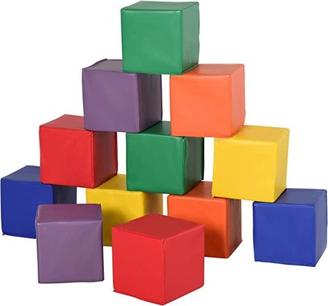 Foam Building Blocks, Blocks For Toddlers, Toddler Climbing, Soft Play Equipment, Learning Toys For Toddlers, Kids Blocks, Stacking Blocks, Foam Blocks, Soft Play