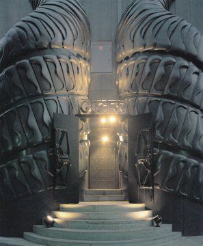 eccö archive op Twitter: "GIGER BAR - Shiroganedai, Tokyo (1988) https://t.co/SE5bR1n3LE" / Twitter Hr Giger Bar, Giger Bar, Giger Alien, Tokyo Design, Movie Shots, Century City, Interiors Dream, Shoot Film, Scene Design