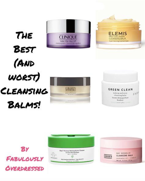 Best Makeup Remover Balm, Clinique Cleansing Balm, Best Cleansing Balm, Elemis Cleansing Balm, Makeup Remover Balm, Face Balm, Elemis Pro Collagen, Double Cleansing, Foaming Face Wash