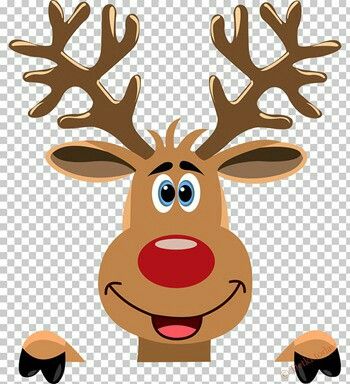 Christmas Lights Clipart, Happy Birthday Clip Art, Happy Birthday Clip, Cartoon Reindeer, Antler Christmas, Reindeer Face, Christmas Rock, Holiday Clipart, Clip Art Png