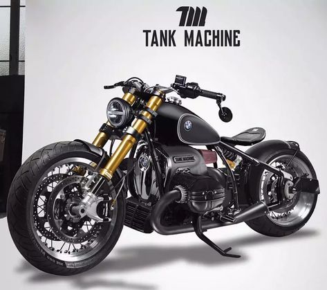 Custom BMW R18. Bobber Version from Tank Machine - DriveMag Riders Motos Bobber, Homemade Motorcycle, Custom Motorcycles Bobber, Bike Bmw, Motorcycle Tips, Мотоциклы Cafe Racers, Custom Bmw, Vespa Scooter, Bobber Bikes