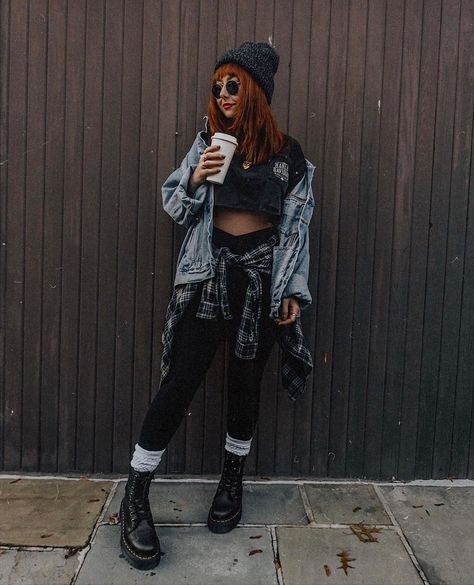 Casual Edgy Outfits, Cute Edgy Outfits, Outfit Everyday, Casual Edgy, Alt Outfits, Leggings And Socks, Punk Outfits, Pinterest Fashion, Alternative Outfits