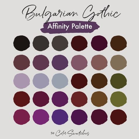 Gothic Color Palette, Purple Color Palette, Purple Color Palettes, Color Palette Challenge, Color Schemes Colour Palettes, Palette Art, Color Palate, Color Palette Design, Color Inspo