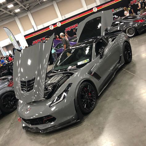 Widebody Corvette, Corvette C7 Z06, Corvette Race Car, C7 Z06, Gray Photo, Cj Jeep, C8 Corvette, Nardo Grey, Chevrolet Corvette C7