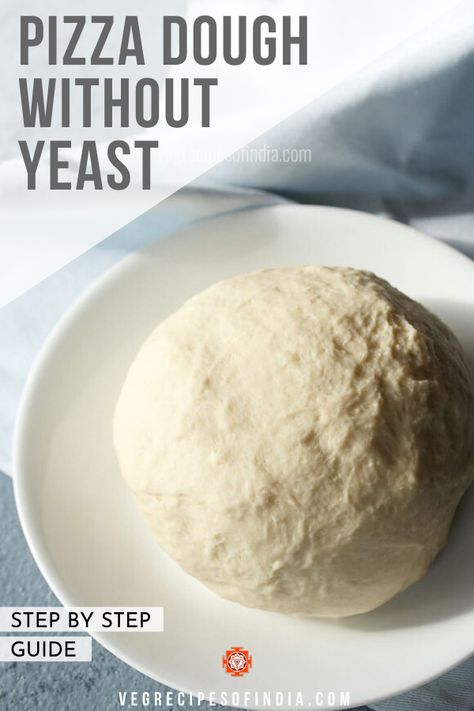 Pizza Crust Without Yeast, No Yeast Pizza Crust, Pizza Dough Without Yeast, Dough Without Yeast, Vegan Pizza Dough, Easy Pizza Crust, No Yeast Pizza Dough, Make Homemade Pizza, Pizza Vegana