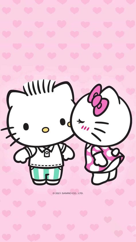 Hello Kitty And Boyfriend Wallpaper, Valentine’s Day Hello Kitty Wallpaper, Valentine Hello Kitty Wallpaper, Valentine’s Day Hello Kitty, Hello Kitty Couple Wallpaper, Hello Kitty Valentines Day Wallpaper, Hello Kitty Holding Heart, Valentines Day Hello Kitty, Valentine Hello Kitty