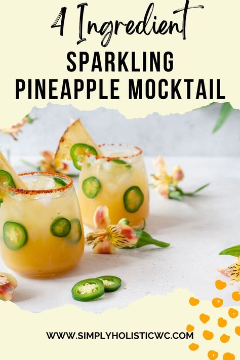 Pineapple Mocktail Recipe-Refined Sugar-Free, Non alcoholic Oli Pop Mocktail, No Sugar Mocktail, Hop Water Mocktail, Poppi Drink Mocktails, Sugar Free Mocktails Non Alcoholic, Mocktails Non Alcoholic Recipes, Mocktail Healthy, Pineapple Mocktails, Summer Drink Recipes Nonalcoholic