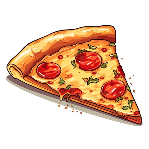 Pizza Slice Drawing, Cartoon Pizza Slice, Pizza Icon, Cute Cartoon Food, Drawing Feelings, Pizza Cartoon, Pizza Drawing, Plate Drawing, Cute Pizza