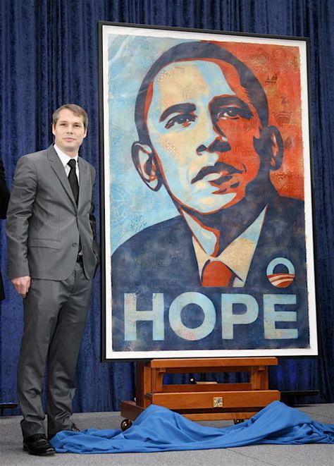 Obama Poster, Obama Portrait, Shepard Fairey Obey, Obama Campaign, Iconic Poster, Hope Poster, Shepard Fairey, Beautiful Streets, National Portrait Gallery