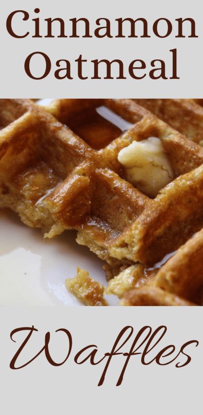 Cinnamon Waffles Recipe, Oat Waffles, Oatmeal Waffles, Cinnamon Waffles, Waffle Maker Recipes, Waffles Easy, Healthy Food Habits, Protein Waffles, Cinnamon Oatmeal