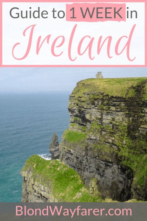 7 Day Ireland Itinerary | One Week in Ireland Itinerary | 7 Days in Ireland | 7 Days in Ireland Itinerary | One Week in Ireland | 1 Week in Ireland | What to See In Ireland in 7 Days | What to Do In Ireland for a Week | Seven Days in Ireland | Ireland Itinerary 7 Days Travel Boutique, Backpacking Ireland, Ireland Culture, Ireland Hotels, Ireland Weather, Ireland Beach, Ireland Road Trip, Ireland Itinerary, Wild Atlantic Way