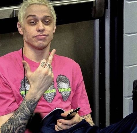 Collage, Pink, Take My Heart, Pete Davidson, This Man, P S, My Heart, I Love, Instagram Photo