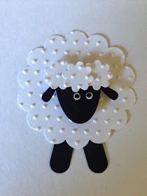 Sheep Cards, Paper Punch Art, Punch Art Cards, Easter Cards Handmade, Baby Cards Handmade, Spring Cards, Embossed Cards, Paper Punch, Kids Birthday Cards