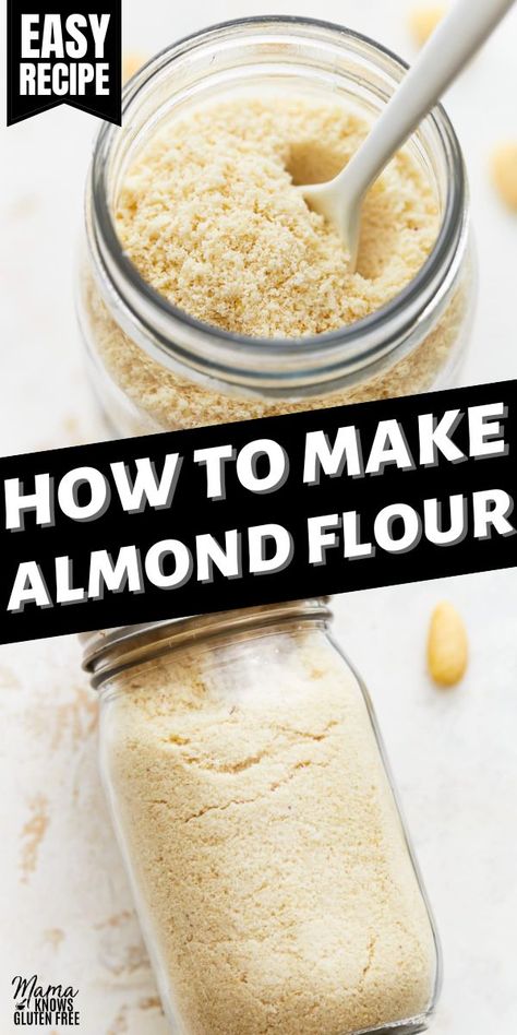 Paleo Roast, Make Almond Flour, Vegan Journey, Healthy Flour, Baking With Almond Flour, Paleo Baking, Almond Meal, Baking Basics, Paleo Recipes Easy