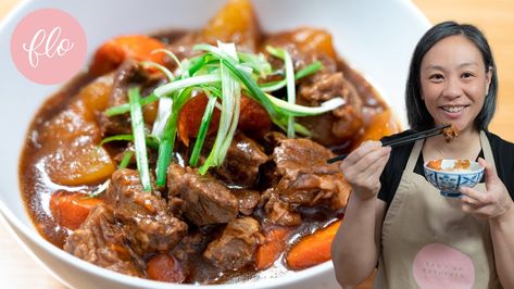 Beef Salpicao Recipe, Flo Lum, Beef Soup Slow Cooker, Chinese Beef Stew, Beef Stew Soup, Daikon Recipe, Braising Recipes, Chinese Beef, Braised Brisket