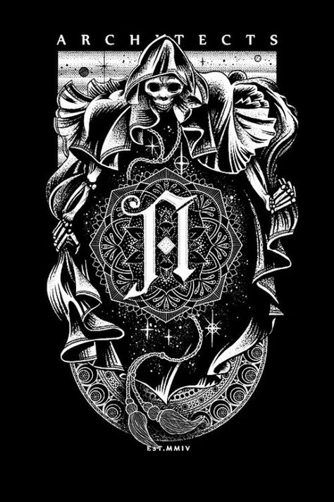 Architects Band Desktop Wallpaper, Band Tattoo Ideas, Architects Band, Tamizo Architects, Metal Posters Art, Ancient Tattoo, Metalcore Bands, Gift For Architect, Best Rock Bands