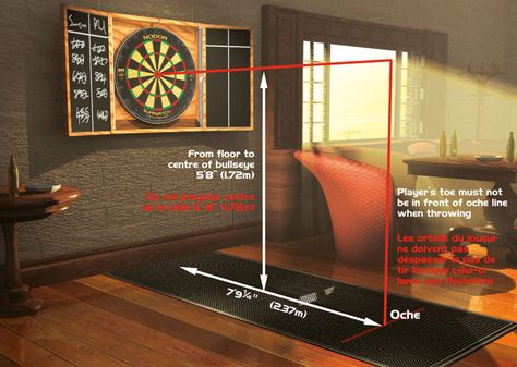 Gamer Room Diy, Dart Board Wall, Basement Games, Office Games, Pool Rooms, Small Room Design, Basement Bar, Gamer Room, Dart Board